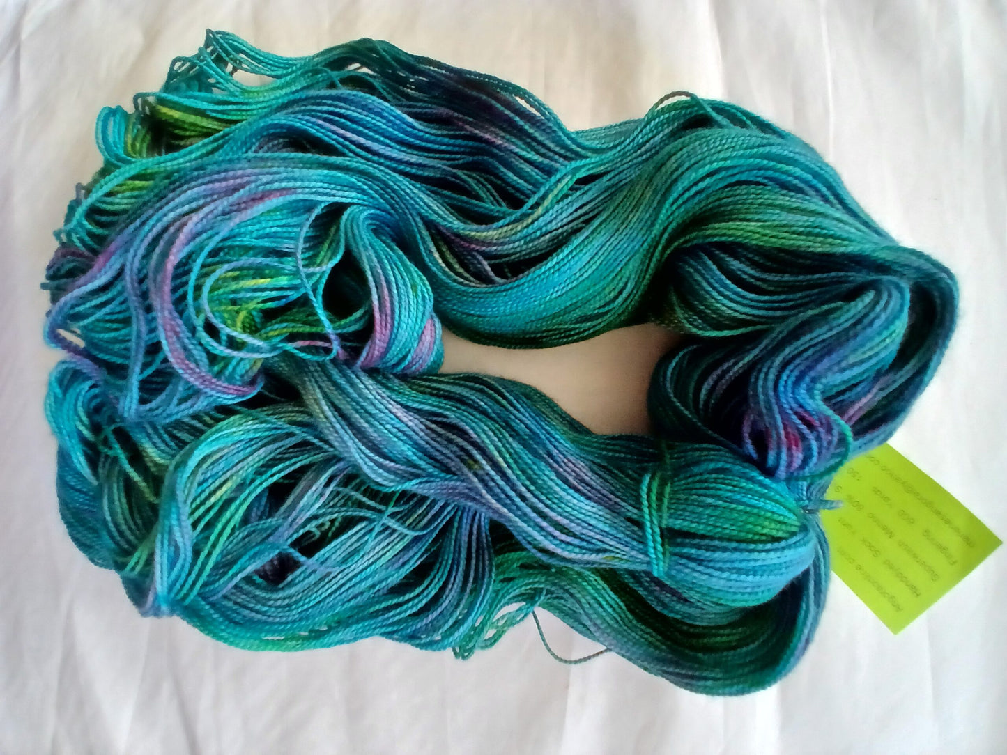 Hand Dyed SW 80% Merino/ 20% Silk, 600 yd, 150 grams image 1