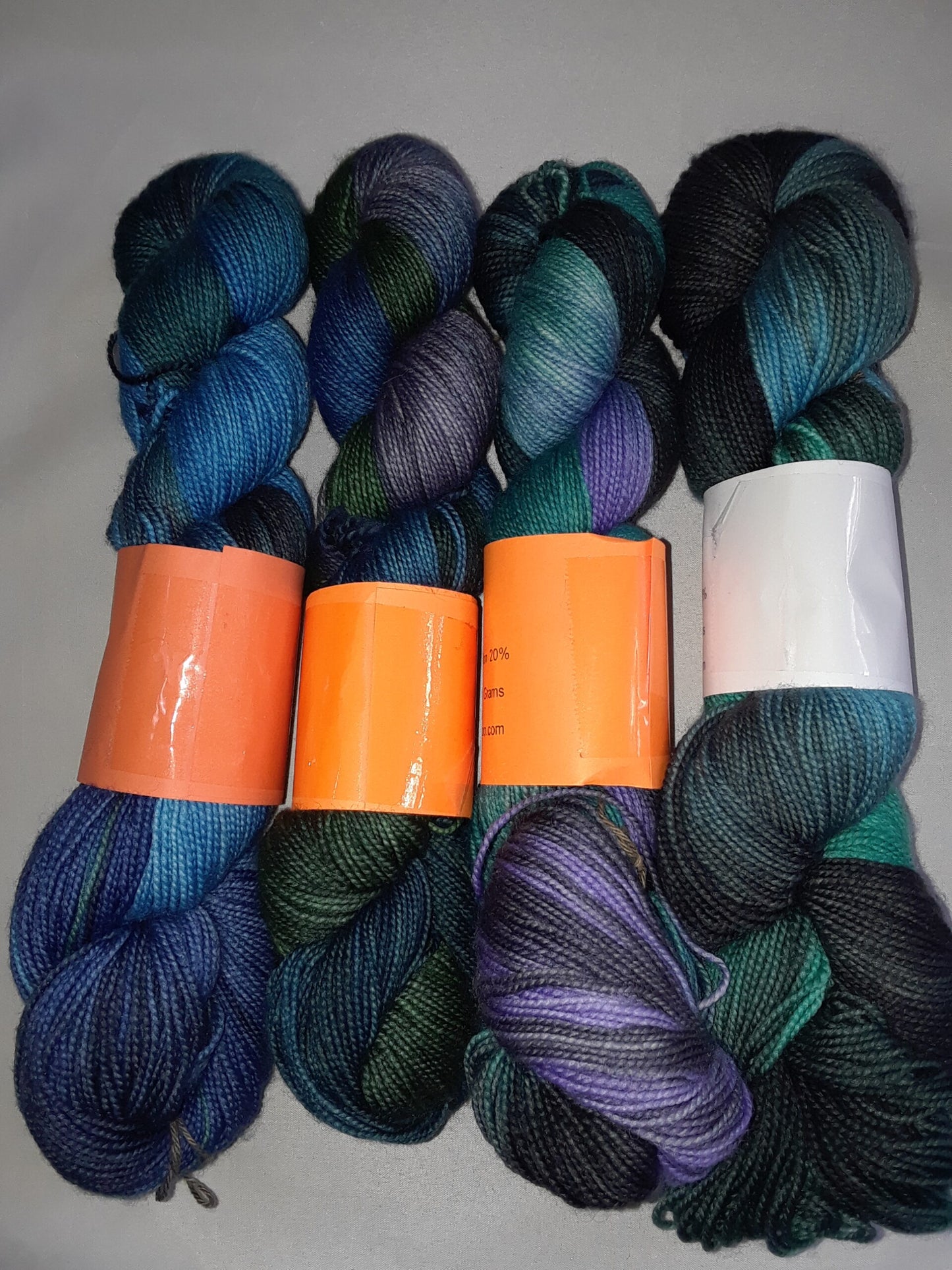 Indie dyed SW Merino Nylon Yarn 400 yd. Sock Yarn image 0