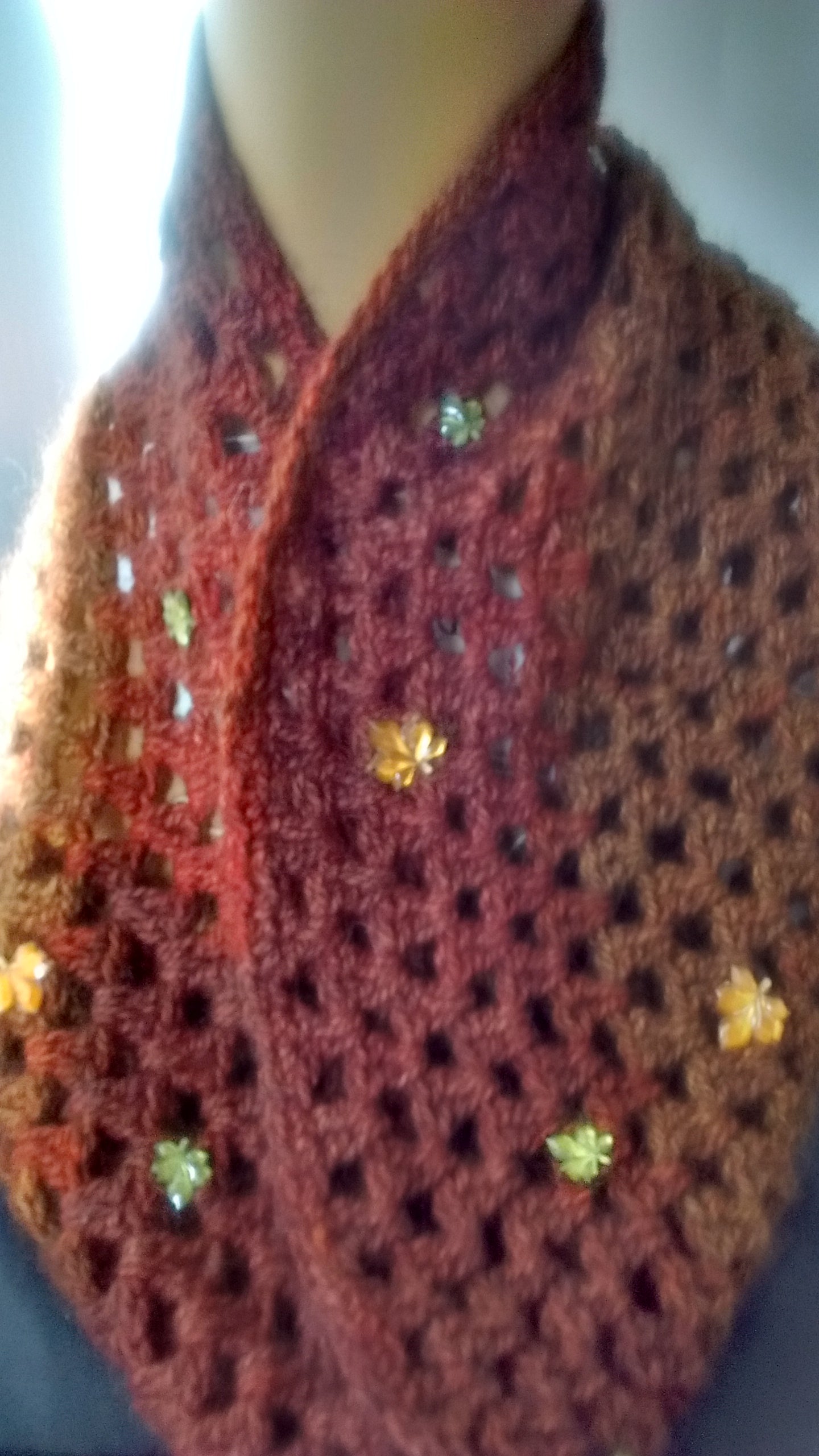 Angora Cowl completely hand made image 3