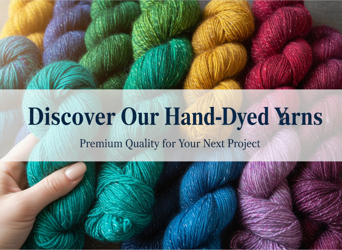 hand dyed sock yarn