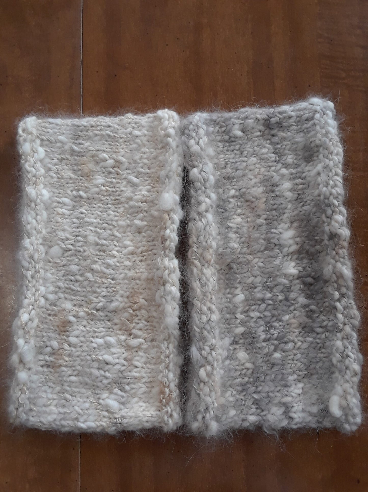 Angora Ear warmer Head band made with 100% Angora in Natural colors image 3