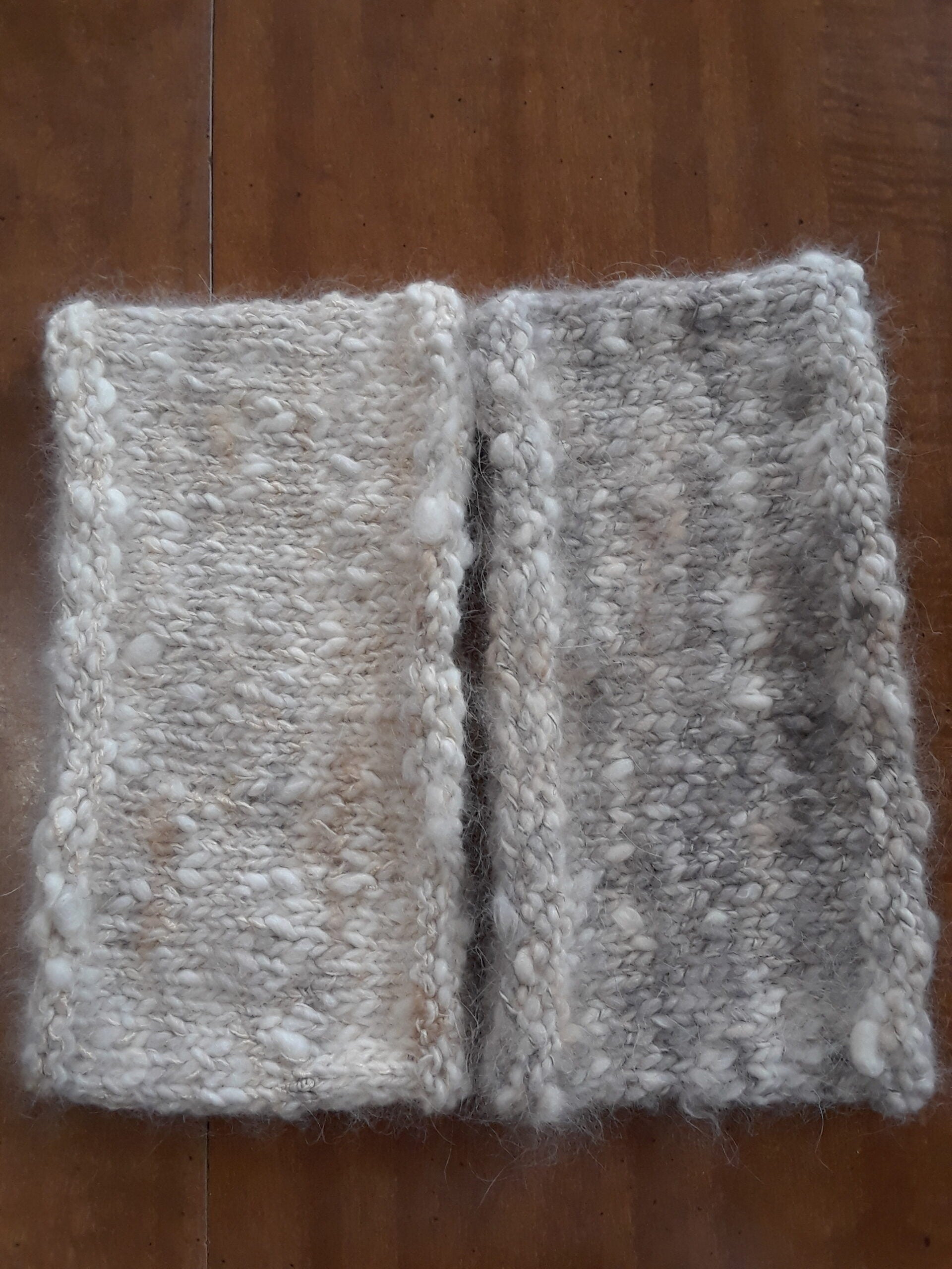 Angora Ear warmer Head band made with 100% Angora in Natural colors image 3