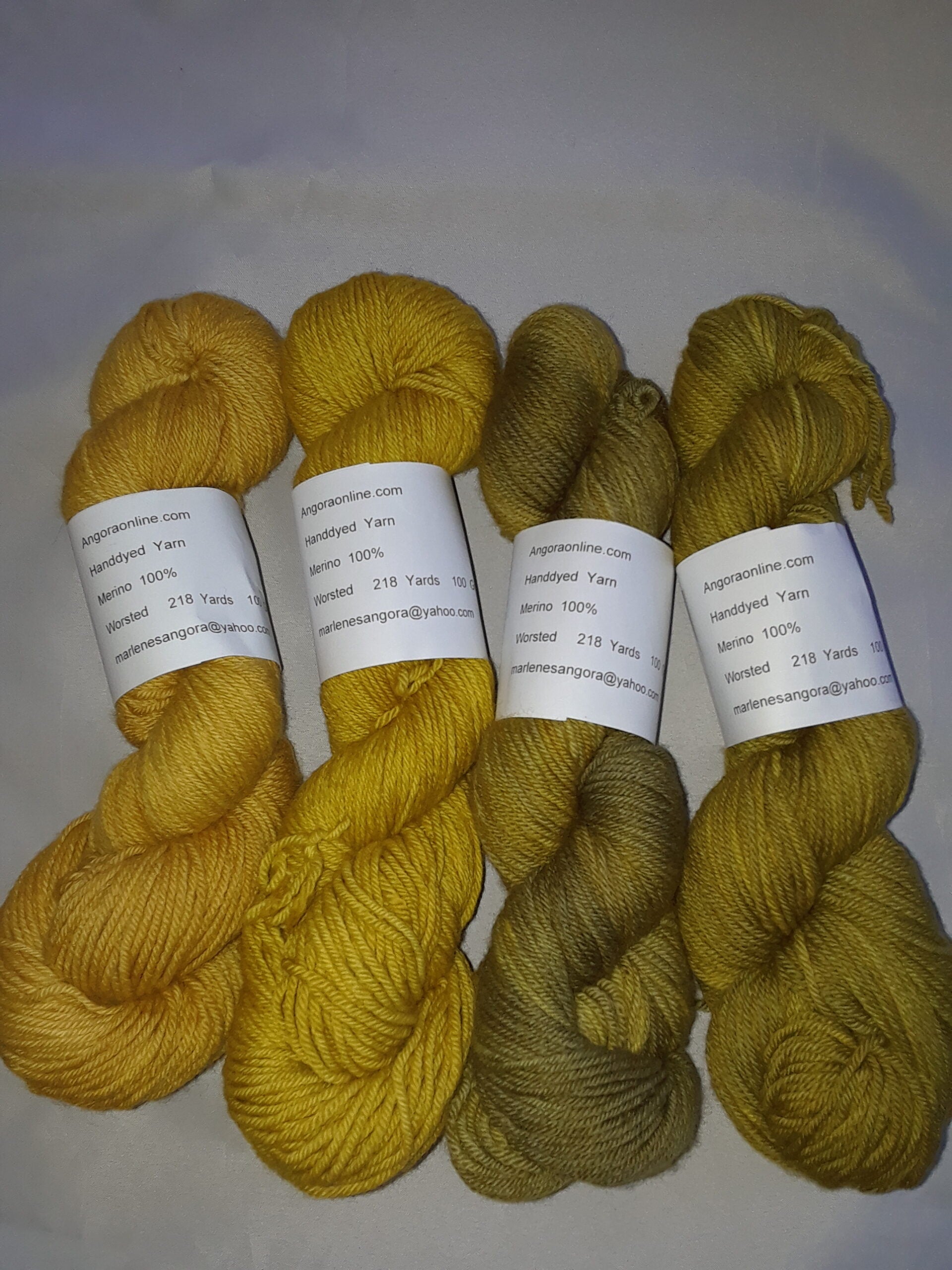 Hand Dyed SW Merino Yarn, Worsted, 218 yd. image 0