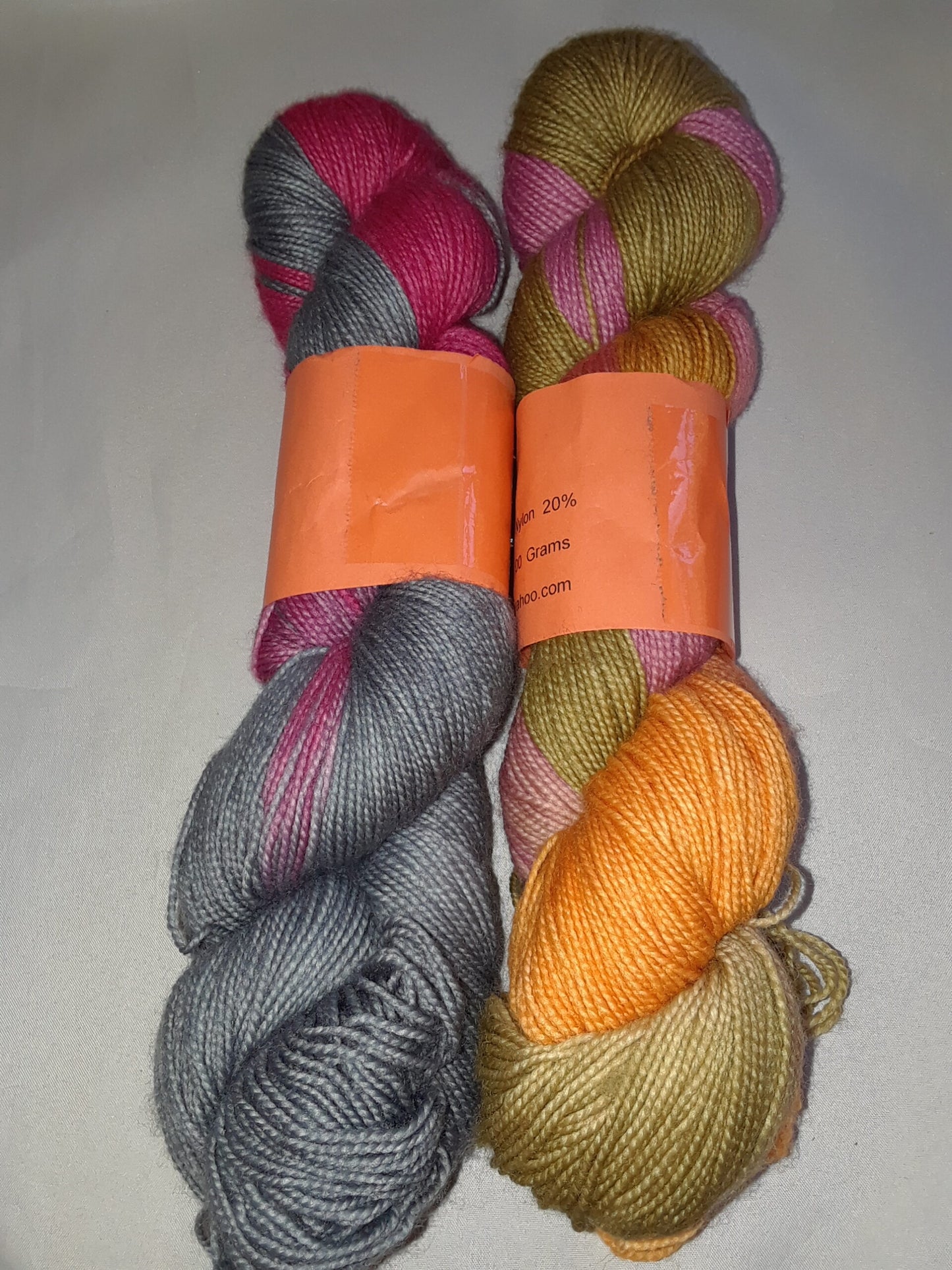 Hand Dyed Yarn Sock Yarn Superwash Merino Nylon, Hand Dyed Sock SW 80/20 Merino Nylon 400 yd Fingering Wt image 0