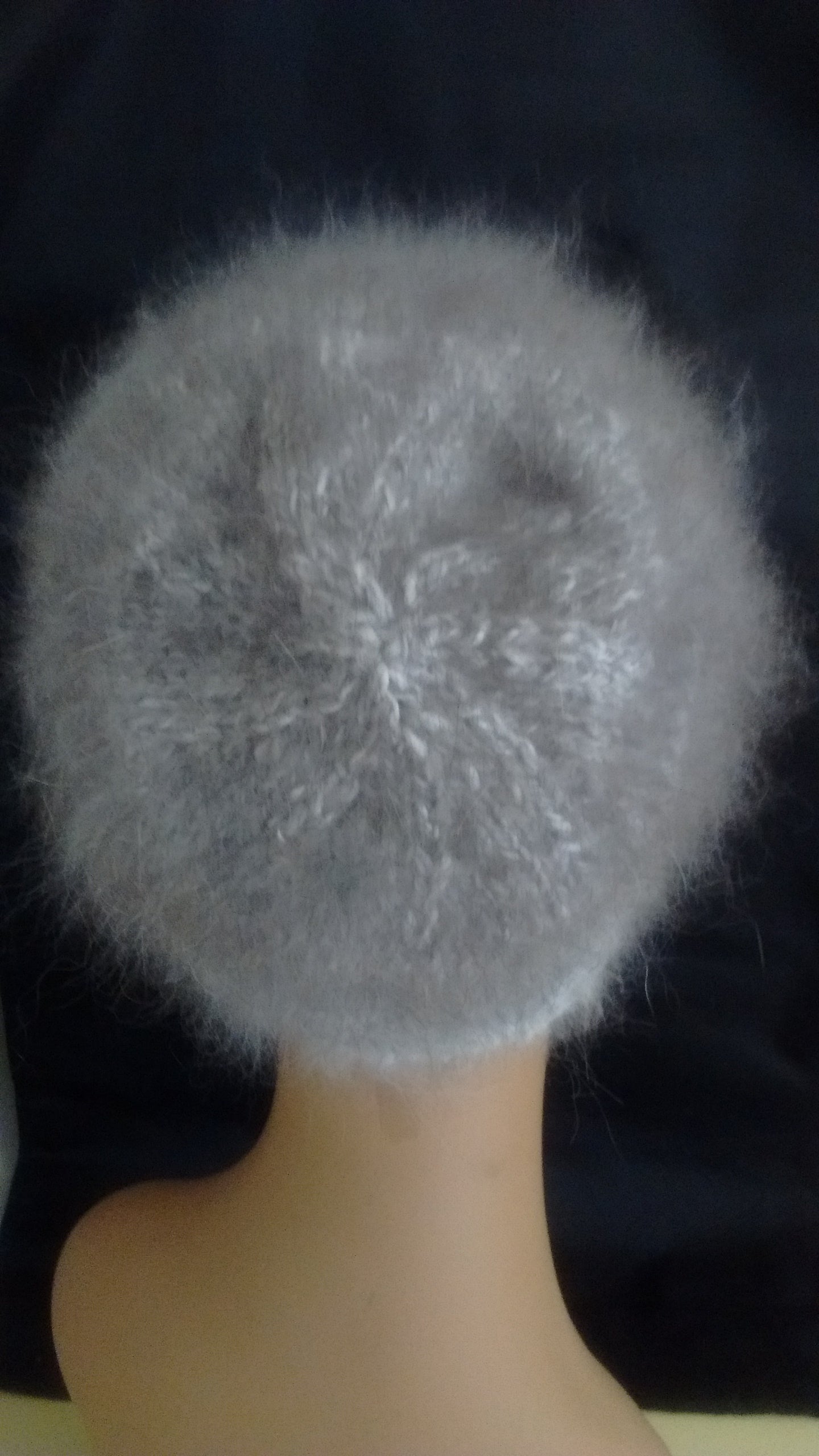 Angora Hat Knitted 100% angora rabbit hat image 7