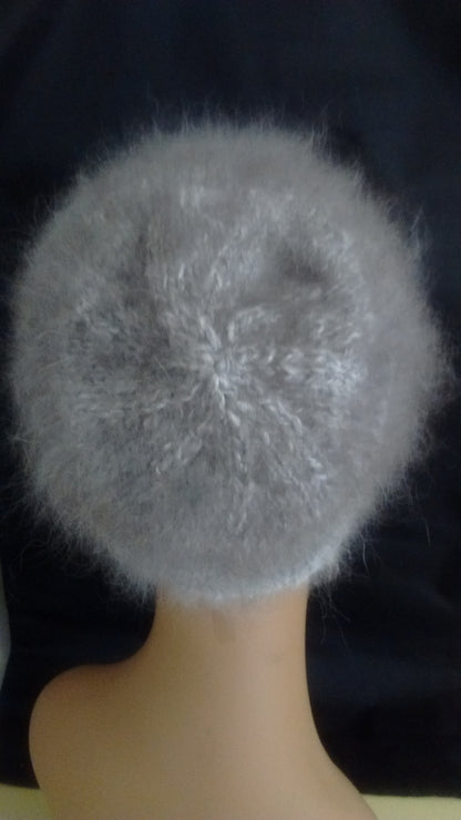 Angora Hat Knitted 100% angora rabbit hat image 7