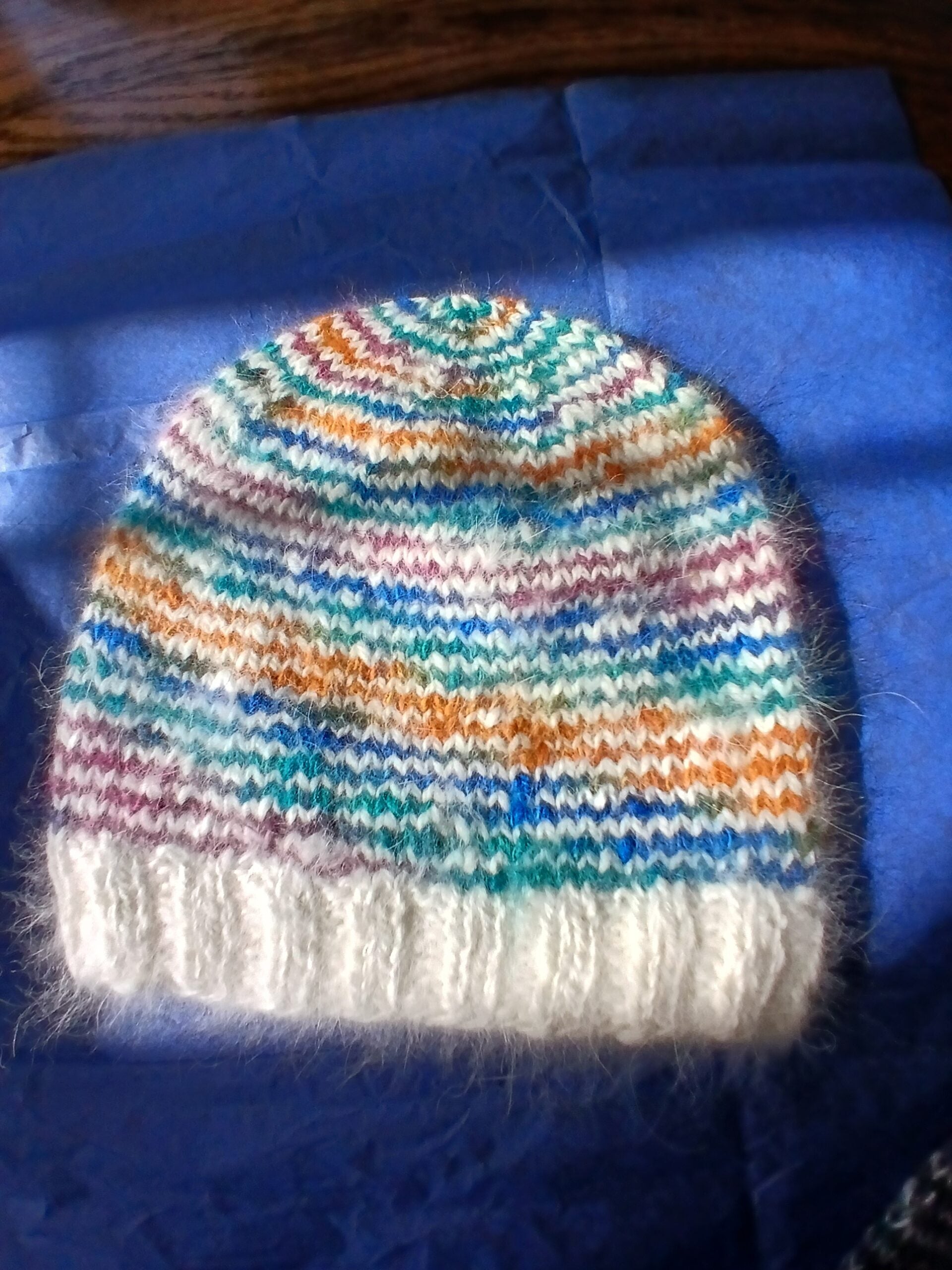 Angora Hat Knitted 100% Angora Rabbit Hat image 0