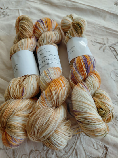 Our Rhynebeck 2025 colorway Hand-Dyed Sock Yarn - Superwash Merino