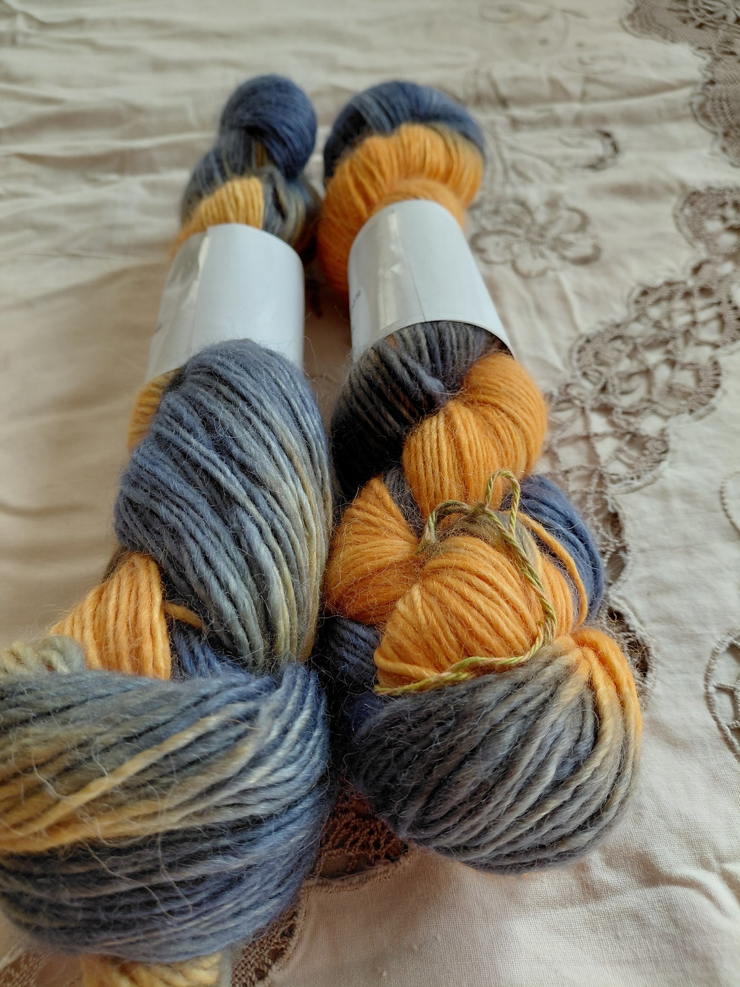 Hand-Dyed Baby Alpaca Wool Silk Yarn – Worsted Weight