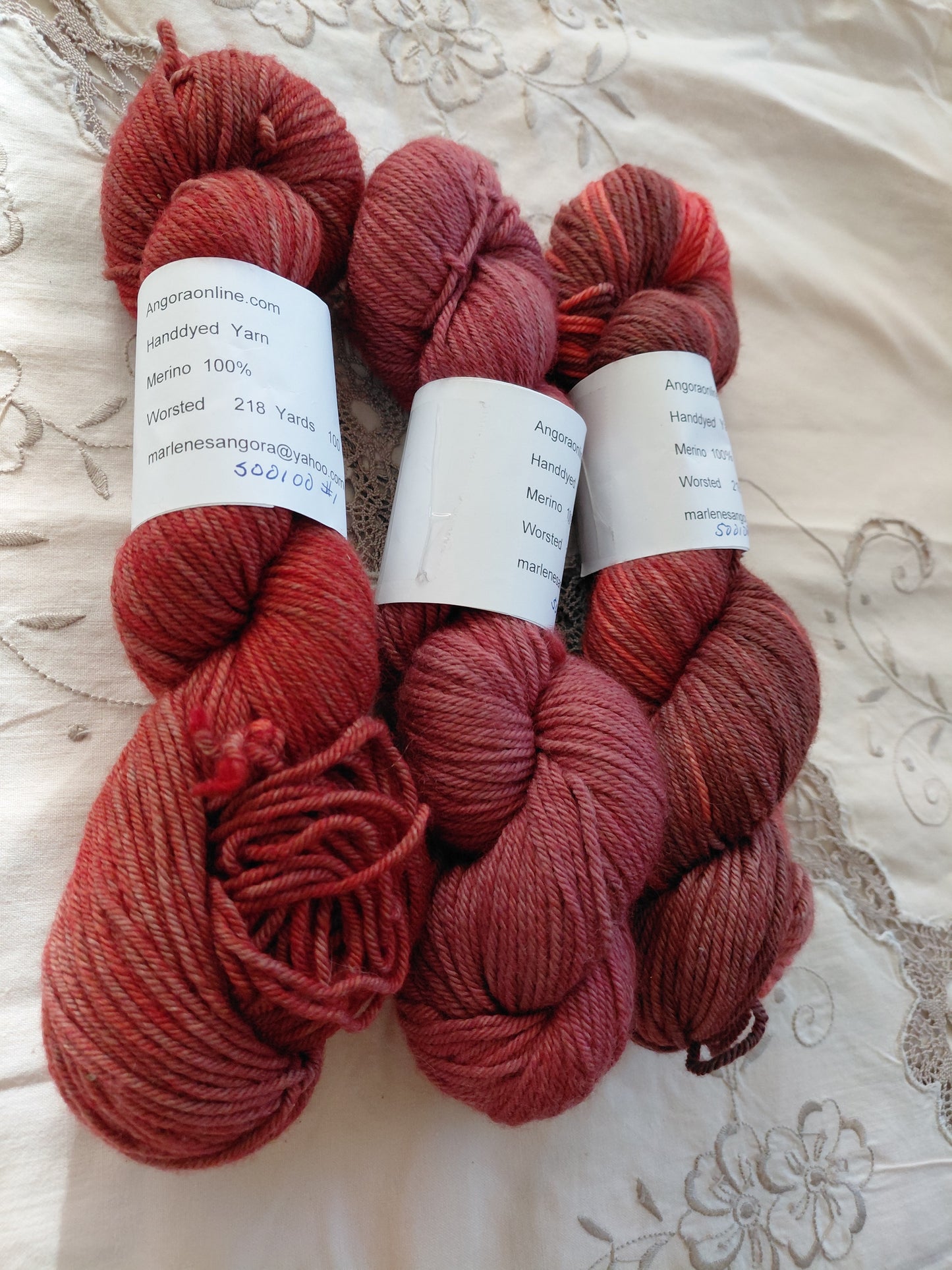 Hand Dyed Merino Worsted Yarn - 100% Merino 4-Ply - Earth Tones