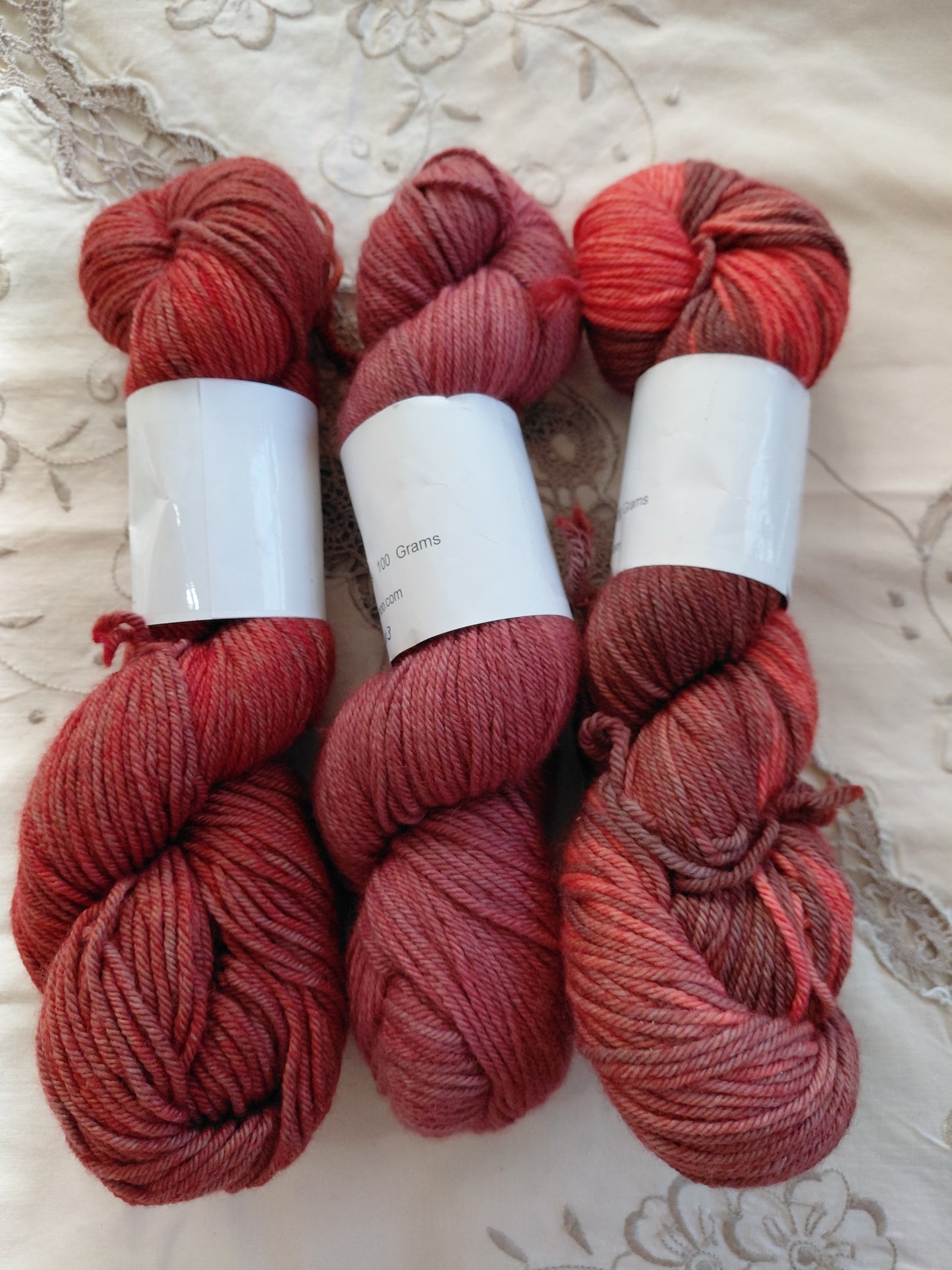 Hand Dyed Merino Worsted Yarn - 100% Merino 4-Ply - Earth Tones