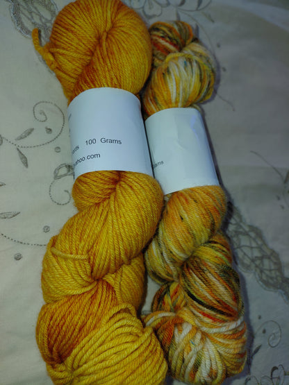 Hand-Dyed Merino Worsted Yarn - 218 Yards
