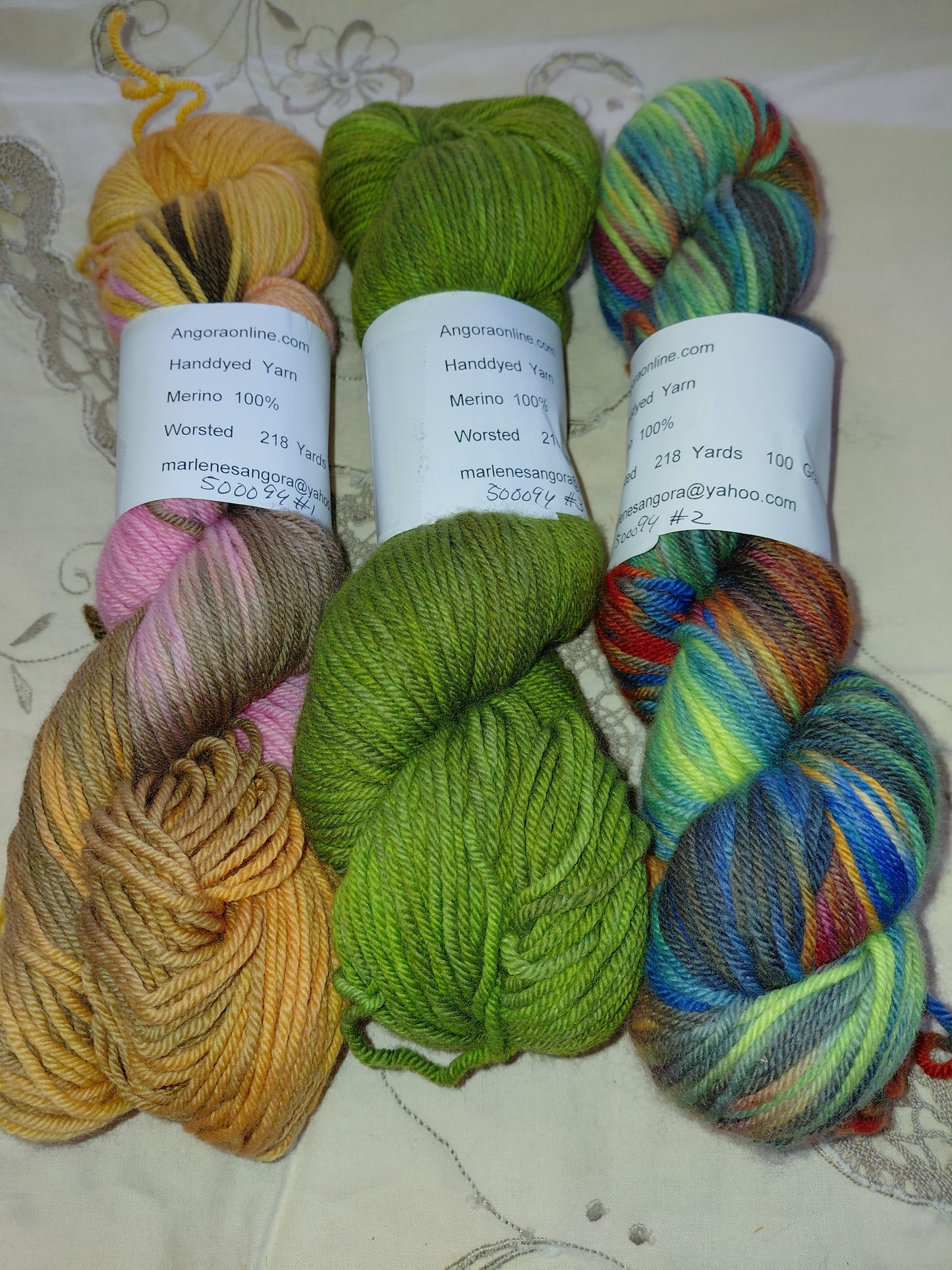 Hand-Dyed Merino Worsted Yarn - Multi-Color Collection