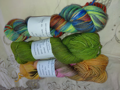 Hand-Dyed Merino Worsted Yarn - Multi-Color Collection