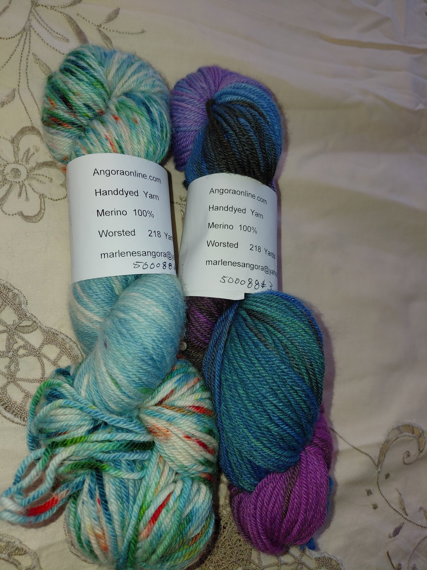 Hand Dyed Merino Yarn, Worsted Ready to Ship