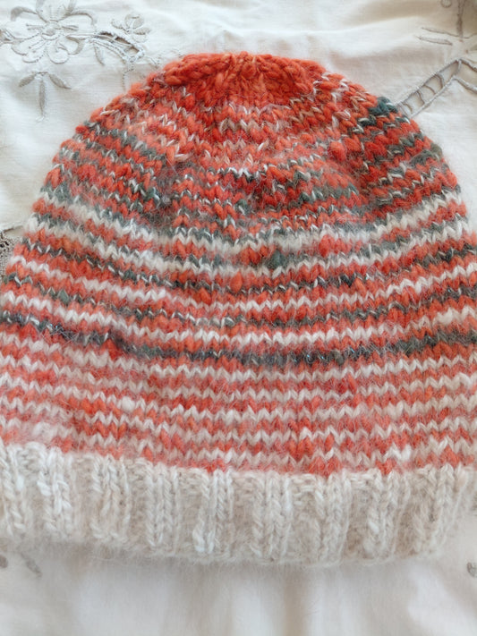 Luxury Hand-Spun Angora Rabbit Hat - Ultra Soft & Warm