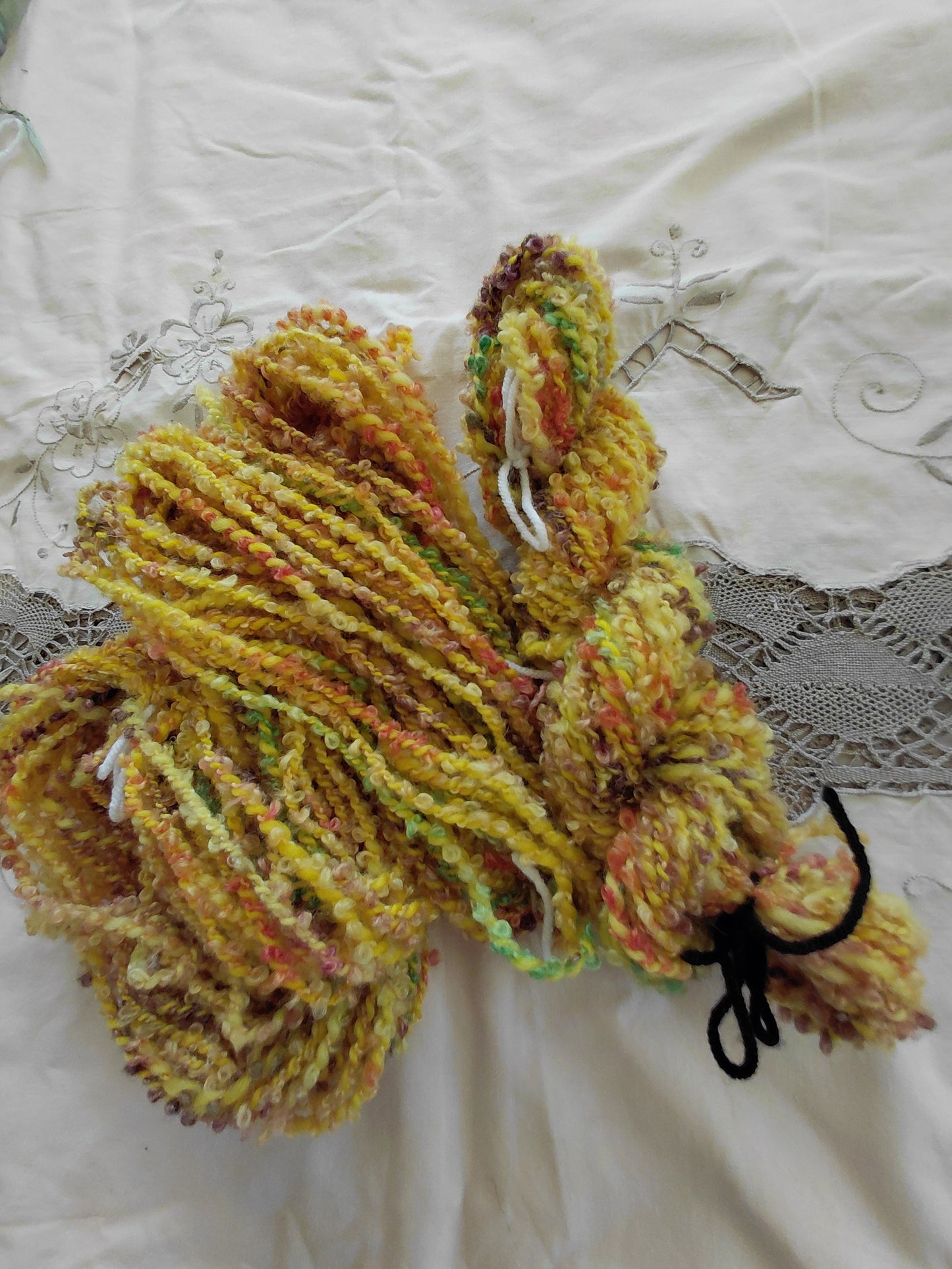 Handspun Hand Dyed Merino Silk Alpaca Yarn - Heavy Worsted Weight