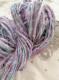 Handspun Angora Merino Art Yarn - Bulky Weight Corespun - 34 Yards