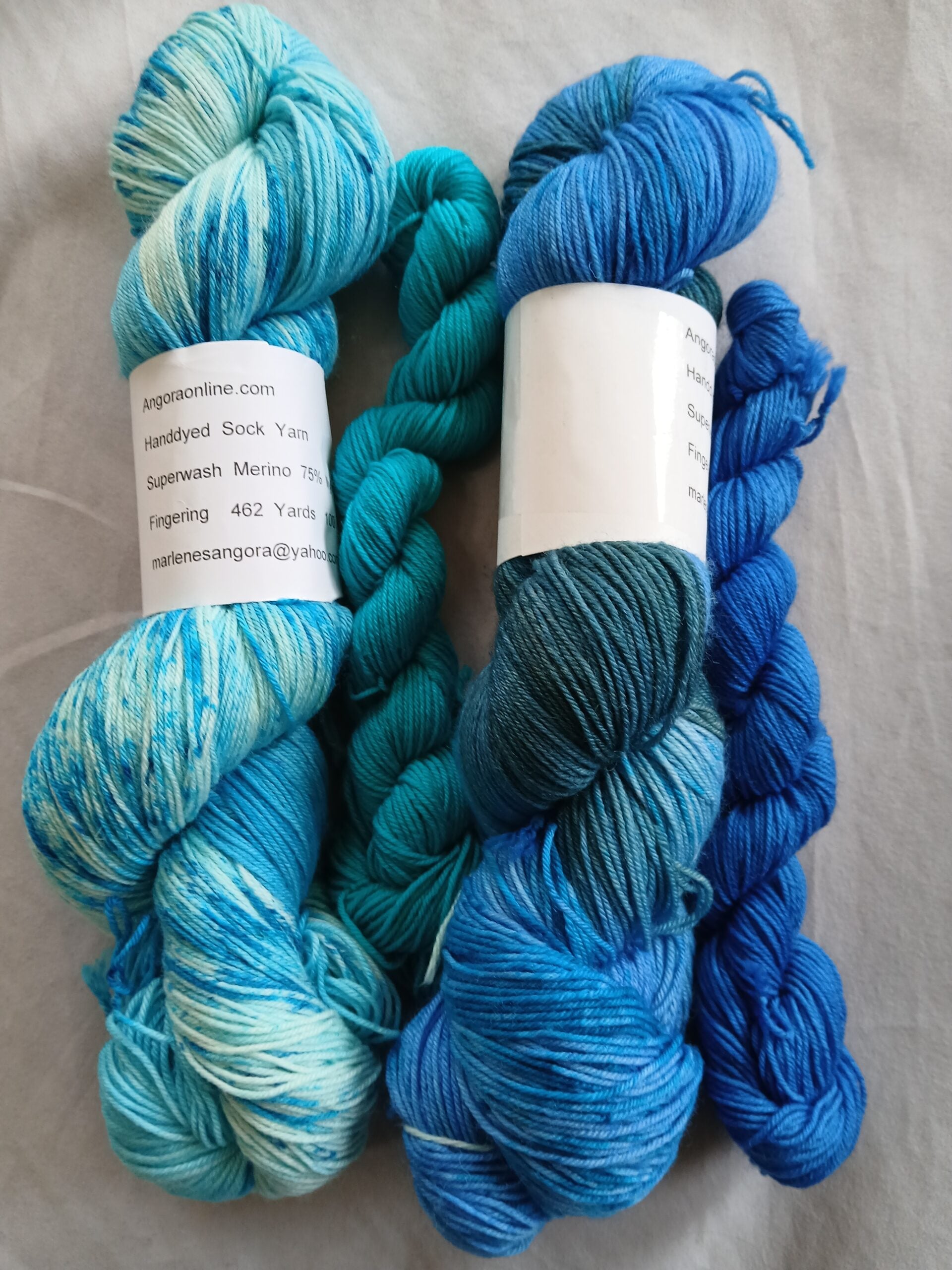 Hand Dyed Yarn | Fingering weight yarn | Yarn | Superwash | Speckled yarn | fingering yarn | Sock Yarn | multicolored  mini image 3