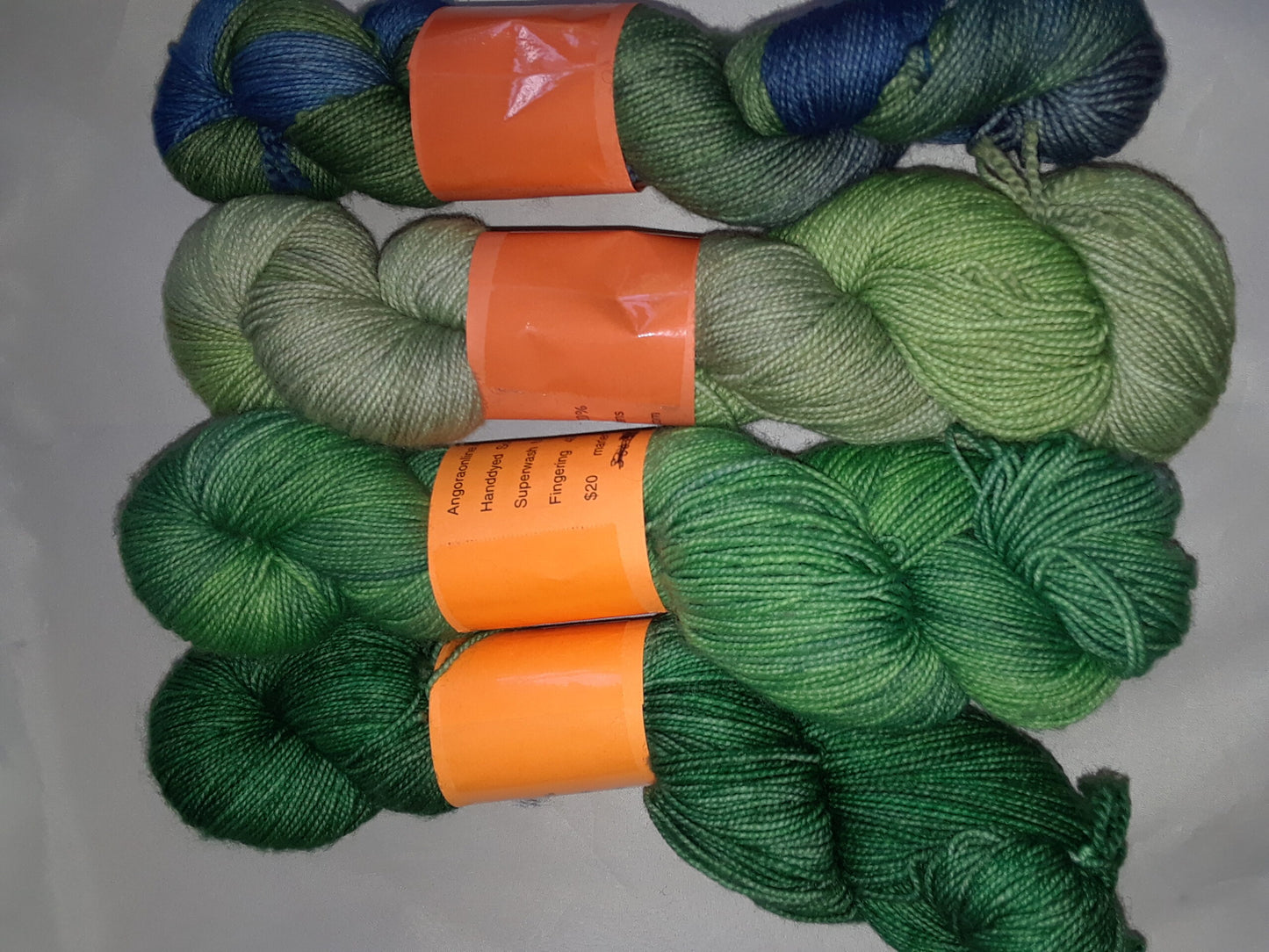 Hand dyed SW Merino Nylon Yarn 400 yd. Sock Yarn image 1
