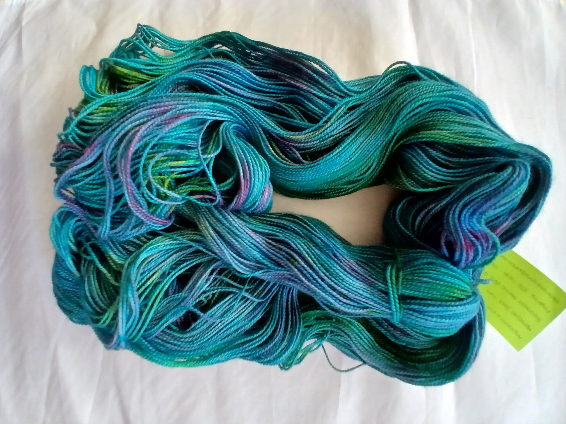 Hand Dyed SW 80% Merino/ 20% Silk, 600 yd, 150 grams image 0