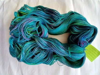 Hand Dyed SW 80% Merino/ 20% Silk, 600 yd, 150 grams image 0