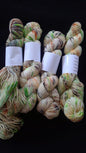 Hand dyed Yarn, Speckled Merino Nylon Yarn, Sock Fingering Weight Yarn image 0
