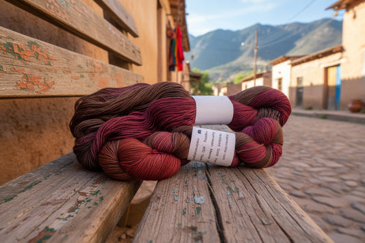 Hand dyed Yarn, Variegated Merino Nylon Yarn, Sock Fingering Weight Yarn image 2