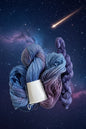 Hand Dyed Sock Yarn Set, variegated color, Superwash Merino Nylon Fingering Weight 100g & 20g mini image 2