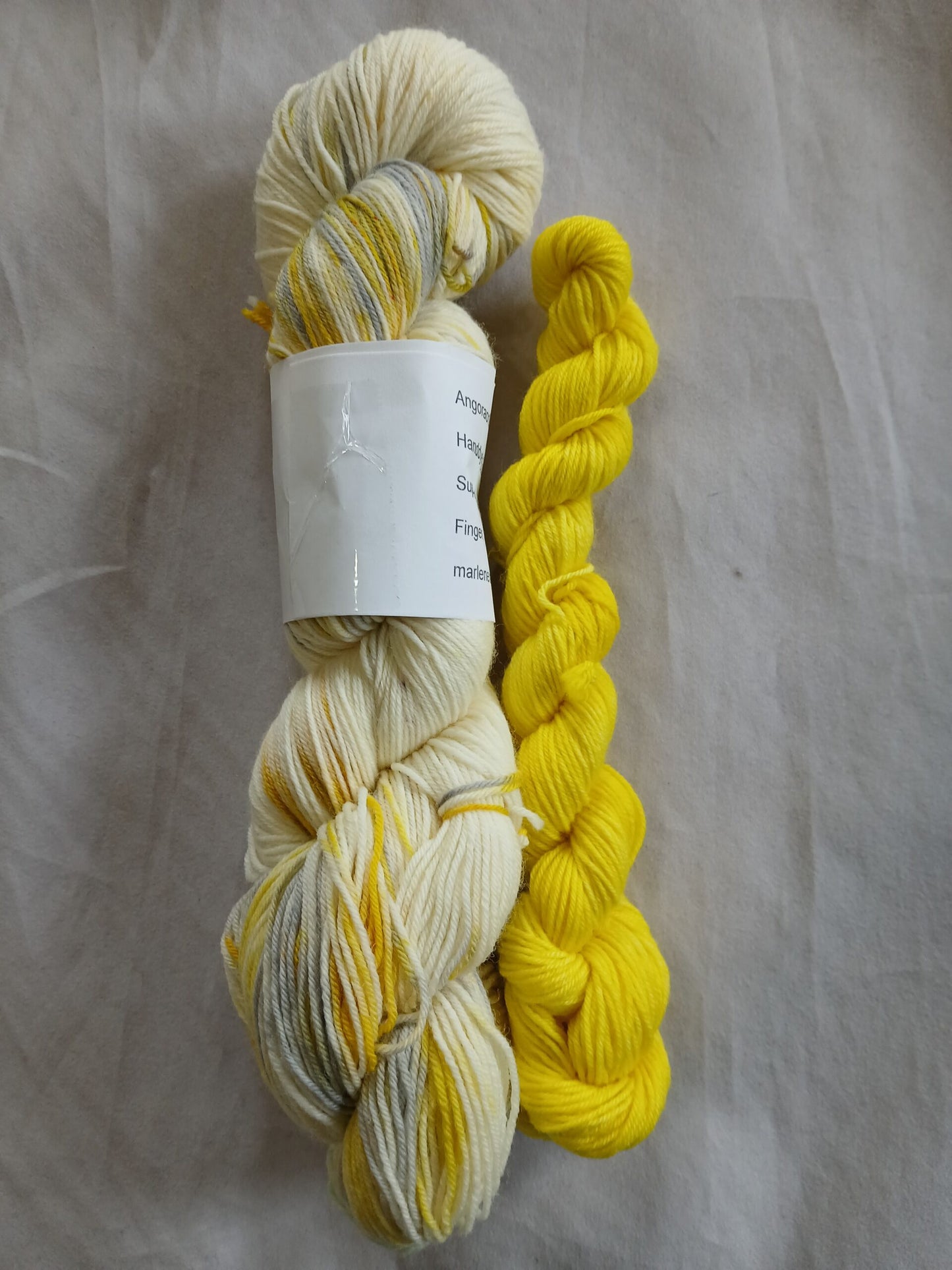 Hand Dyed Sock Yarn Set, Hand Painted, Superwash Merino Nylon Fingering Weight 100g & 20g mini image 4