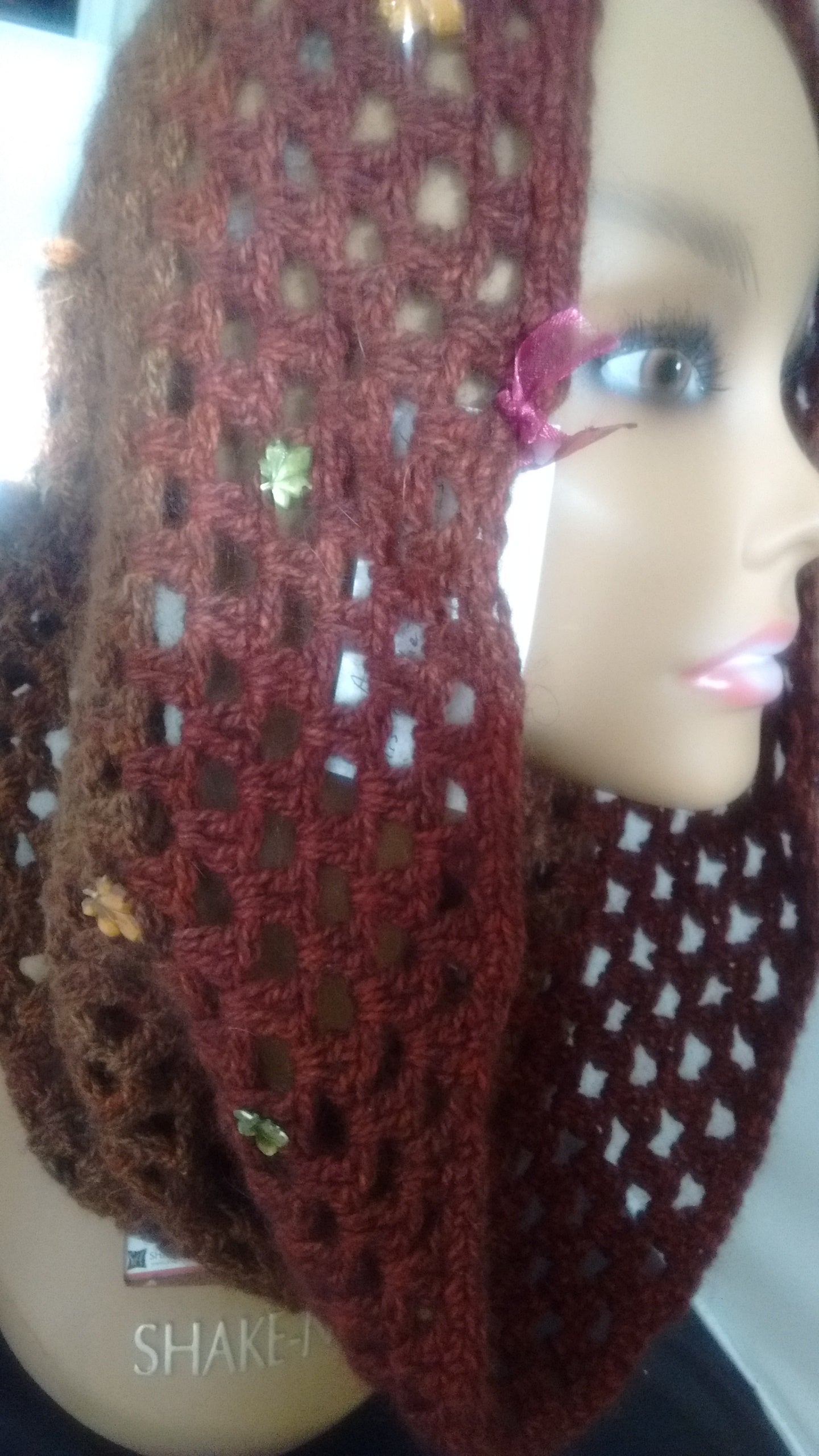 Angora Cowl completely hand made image 1