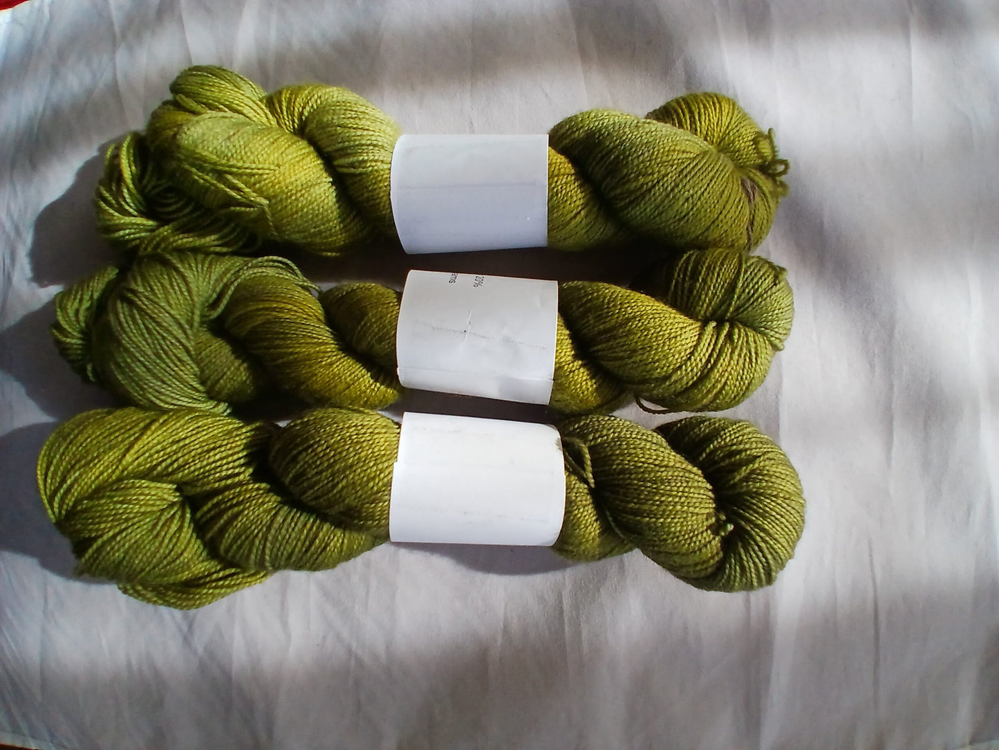 Hand Dyed Yarn | Fingering weight yarn | Yarn | Superwash | Speckled yarn | fingering yarn | Sock Yarn | olive image 1