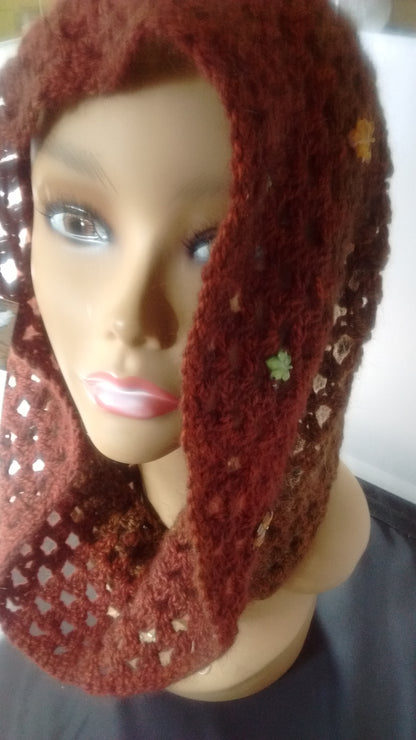 Angora Cowl completely hand made image 2