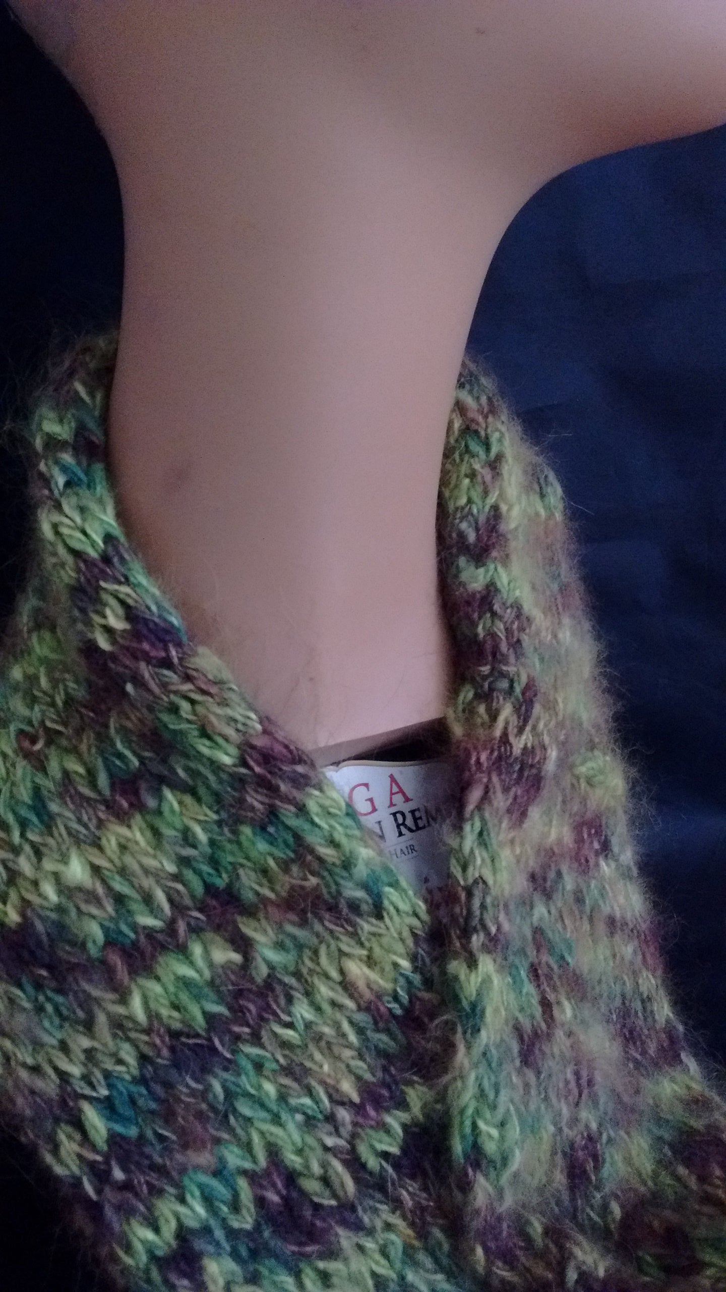 Angora Cowl completely hand made image 1