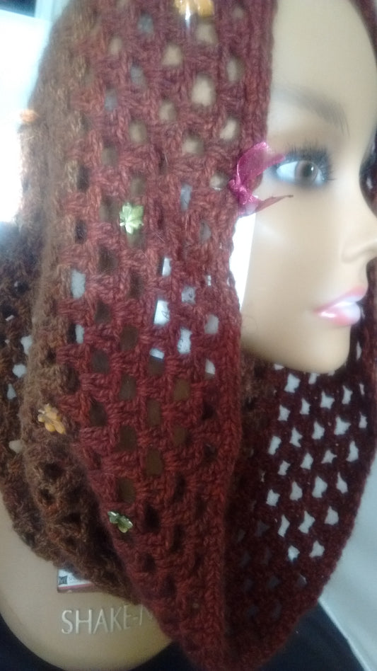 Angora Cowl completely hand made image 0