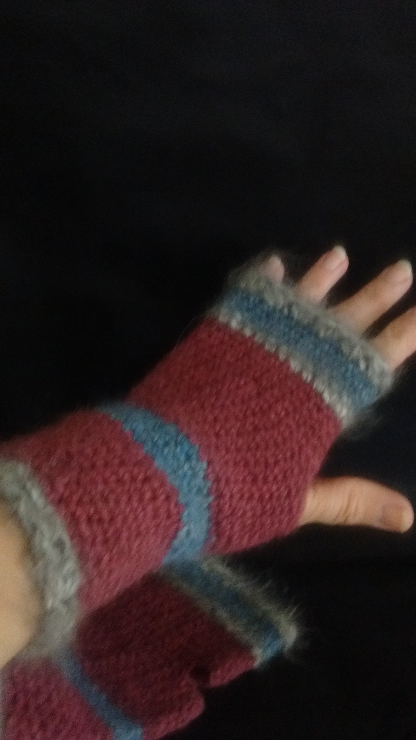 Angora Fingerless Gloves, Texting Mittens image 3
