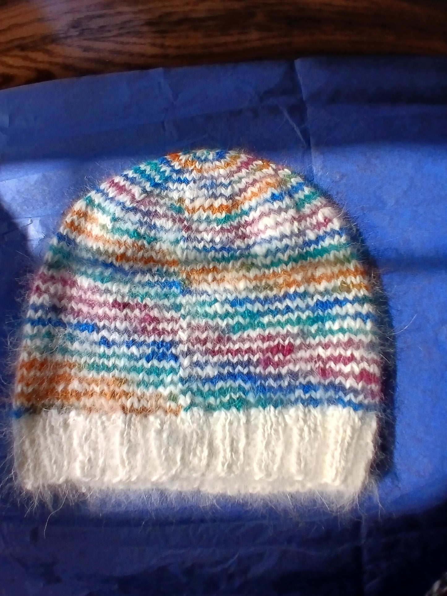 Angora Hat Knitted 100% Angora Rabbit Hat image 3
