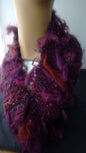 Angora Cowl Angora Infinity Scarf Wearable Art image 0