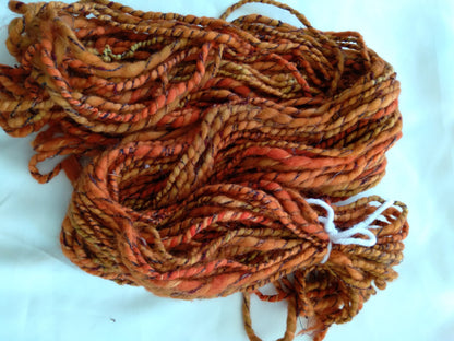 Handspun Hand dyed Merino Yarn Bulky image 1