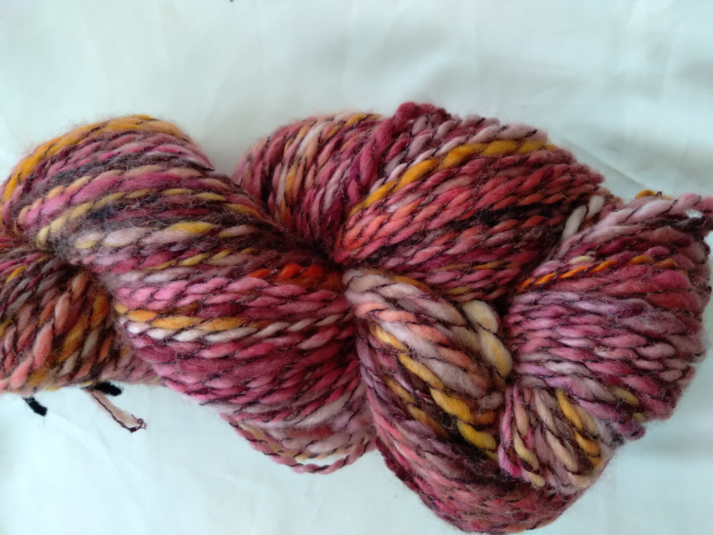 Handspun Hand dyed B.F.L. Wool Yarn image 1