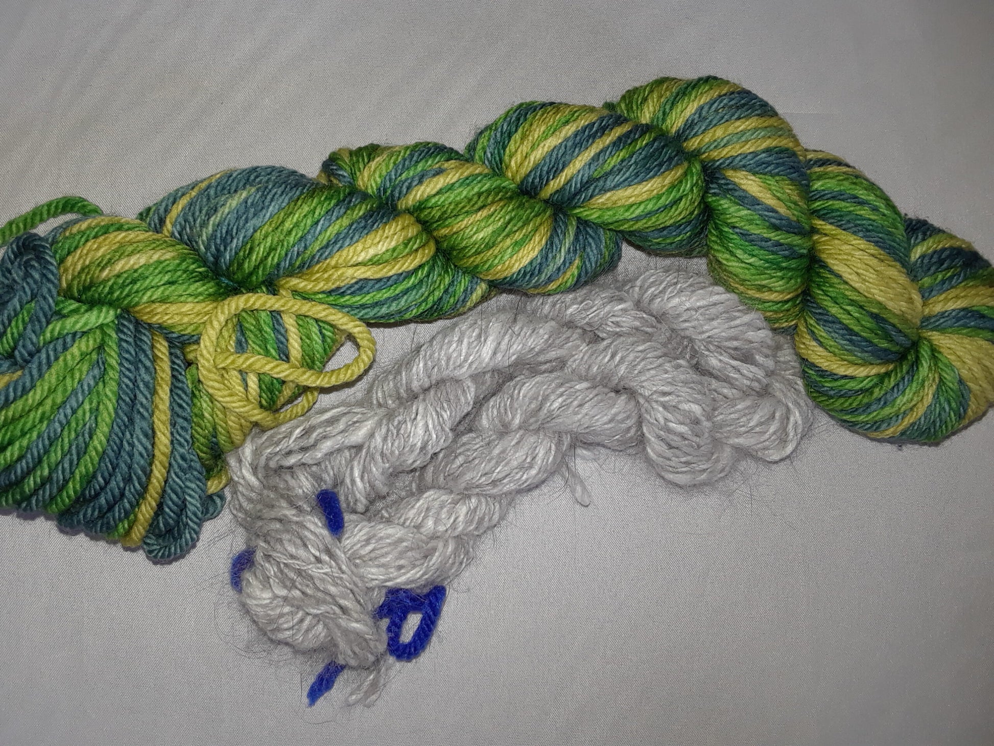 Angora Rim Hat Kit Knitted Green Hat Kit image 1