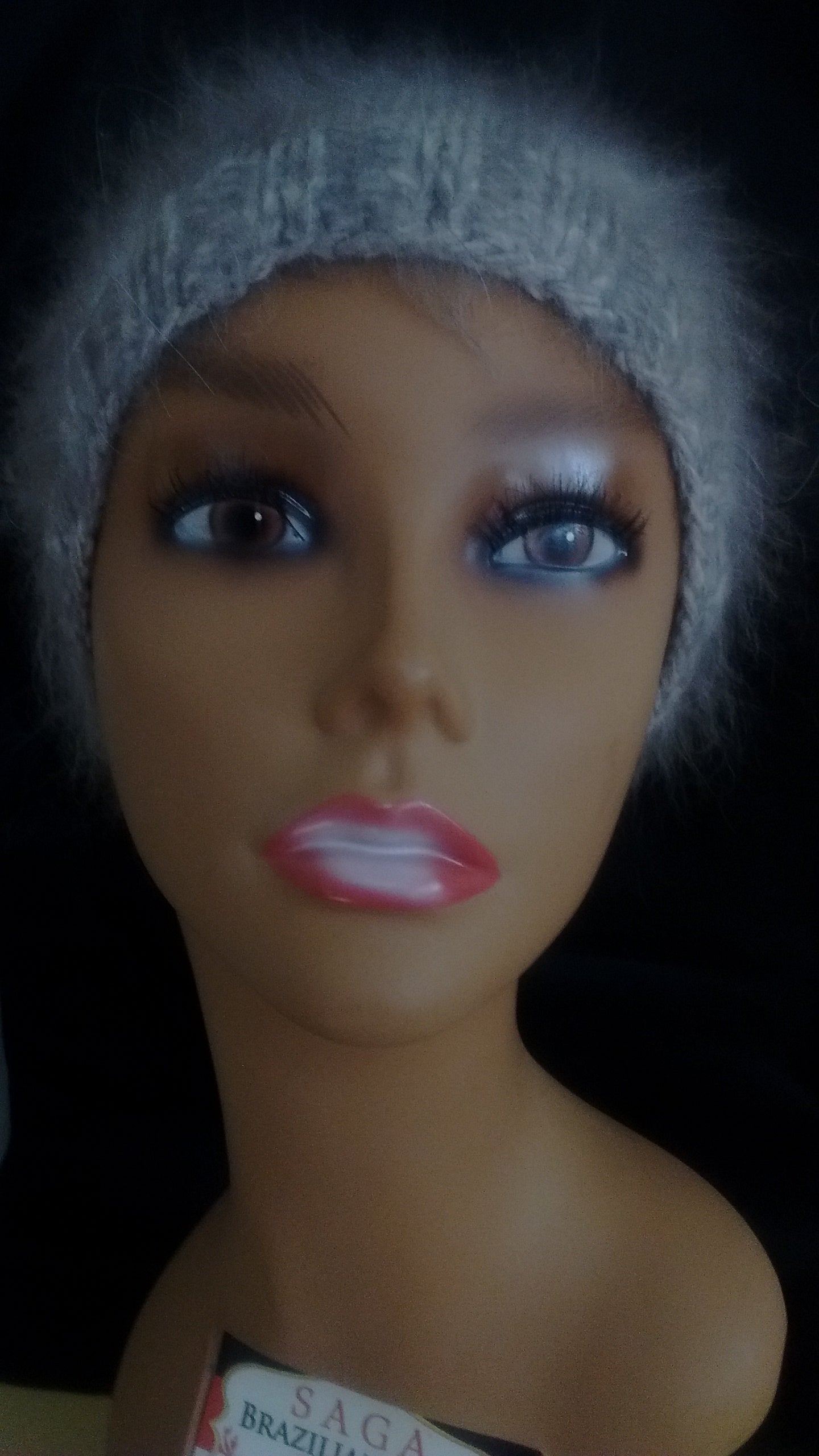 Angora Hat Knitted 100% angora rabbit hat image 6