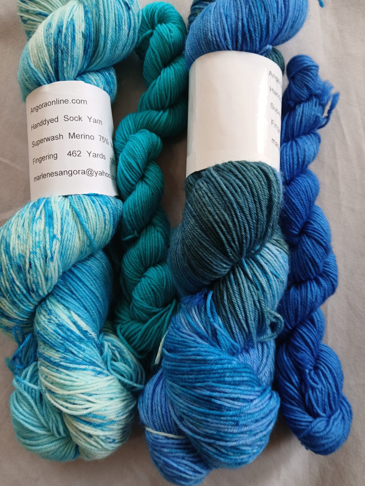 Hand Dyed Yarn | Fingering weight yarn | Yarn | Superwash | Speckled yarn | fingering yarn | Sock Yarn | multicolored  mini image 1