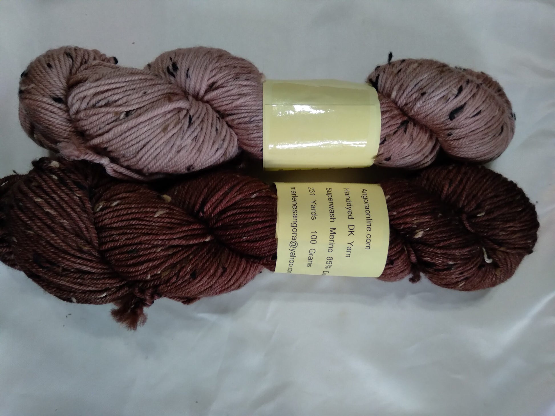 Hand dyed Tweed yarn image 1