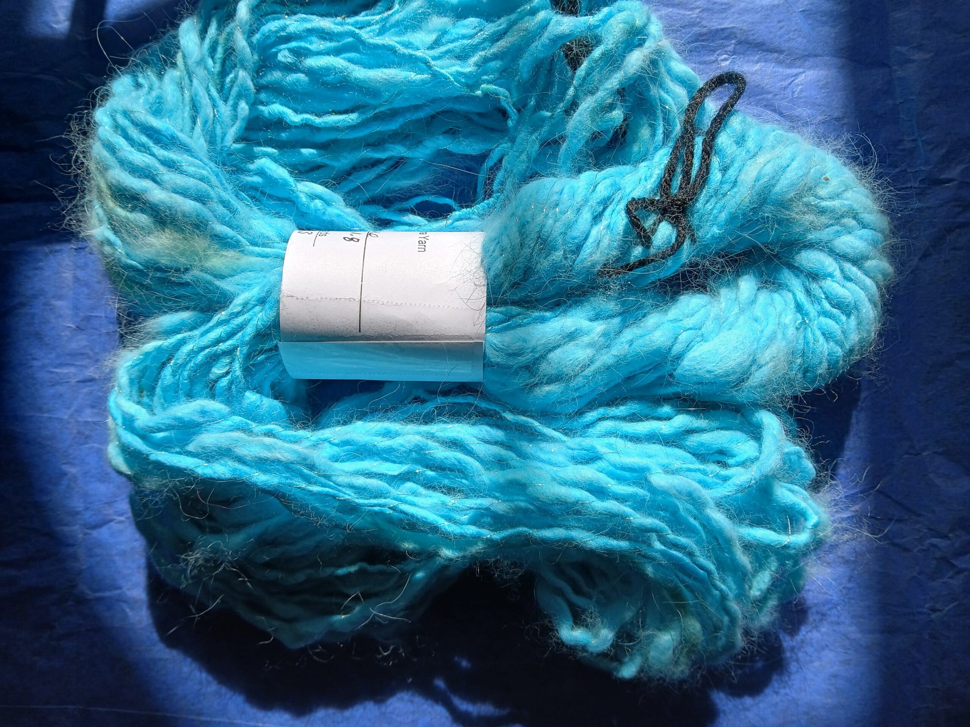 Handspun Hand Dyed 100% Angora Yarn Free pattern image 2