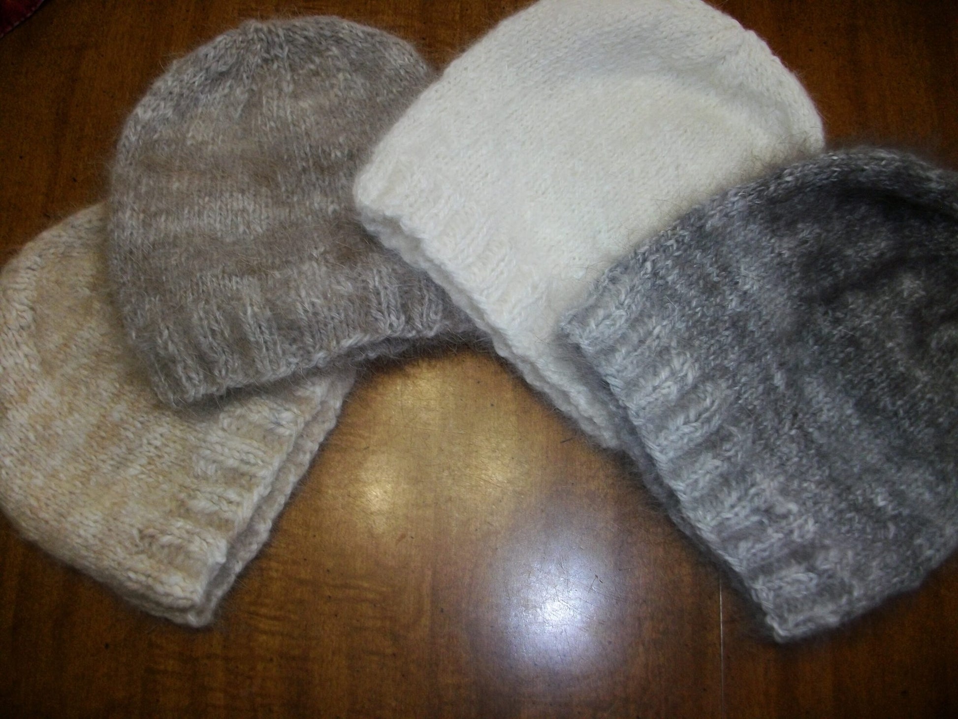 Angora Hat Knitted 100% angora rabbit hat image 0