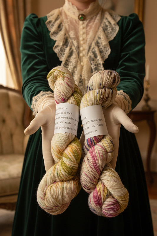 Hand dyed Yarn, Super Speckled Merino Nylon Yarn, Sock Fingering Weight Yarn image 2