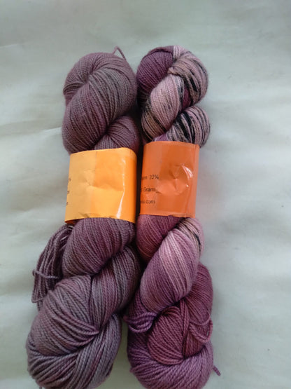 Hand dyed Sock Yarn, Super Wash 80% Merino 20% Nylon Yarn image 0
