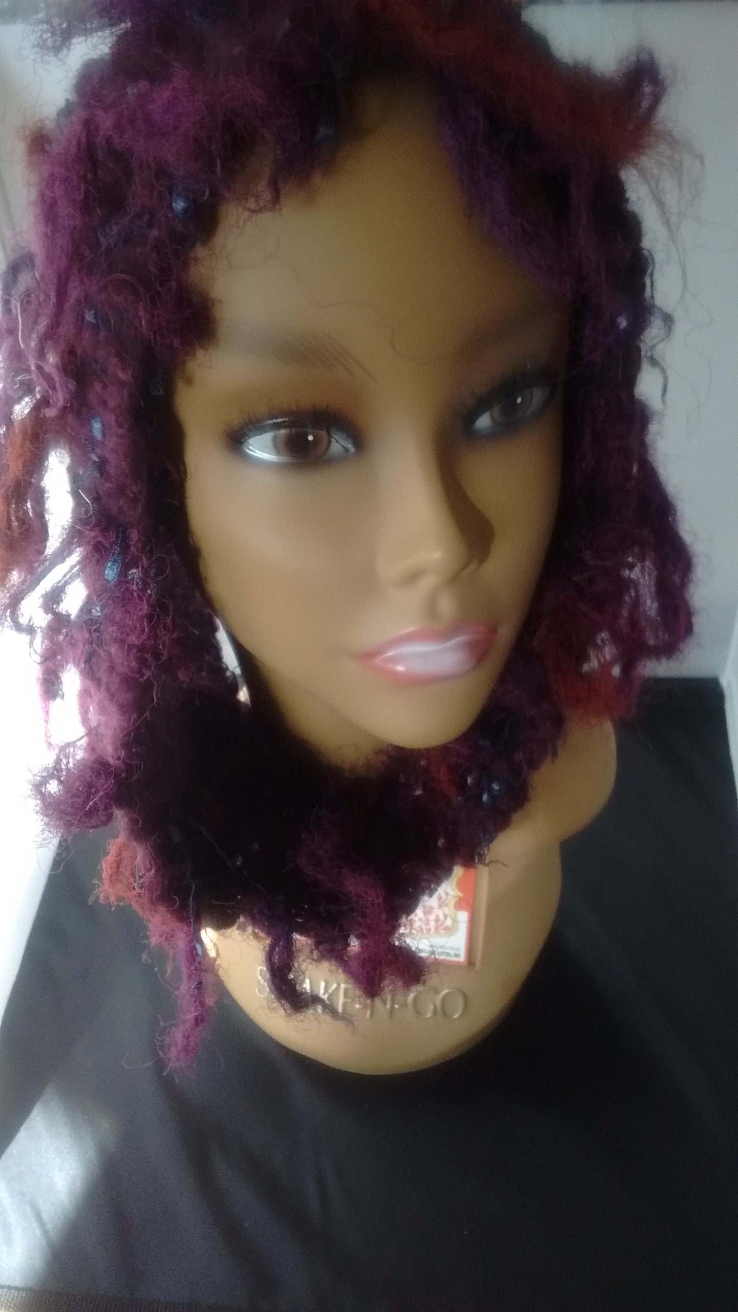 Angora Cowl Angora Infinity Scarf Wearable Art image 2