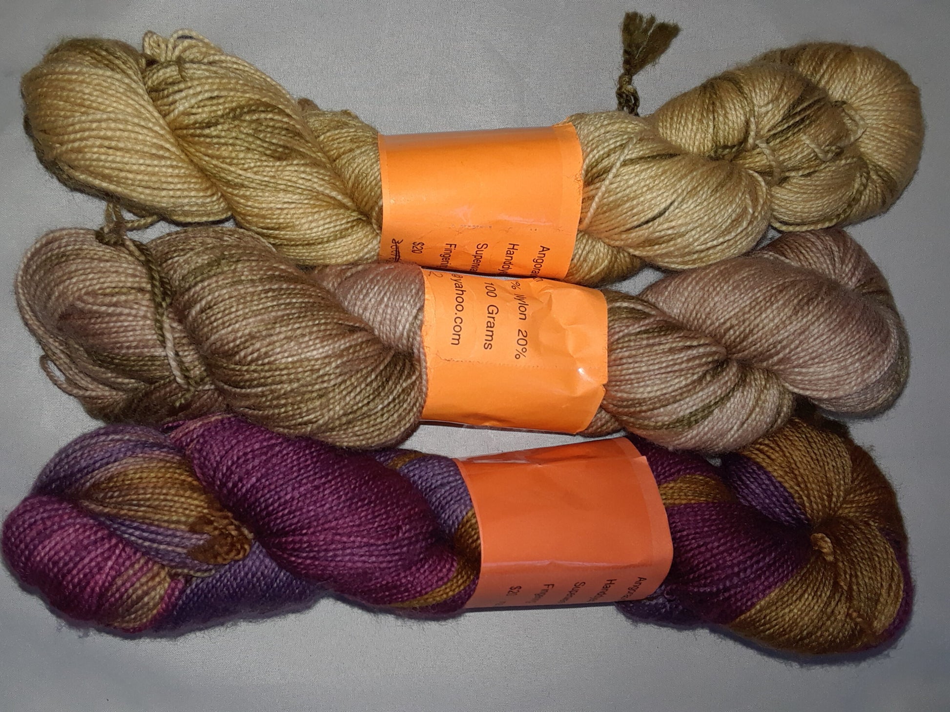 Hand dyed SW 80% Merino 20% Nylon Yarn image 1